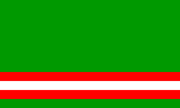 Pro-Russian flag of Chechnya (Russia, 1990s)
