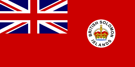 [British Solomon Islands Protectorate red ensign]