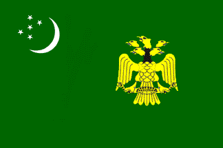 [President flag of Turkmenistan 2:3]