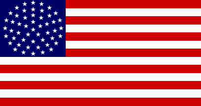 Archer 1/35 Modern National 50 Star Flag of the USA AR35511 2 flags Fabric
