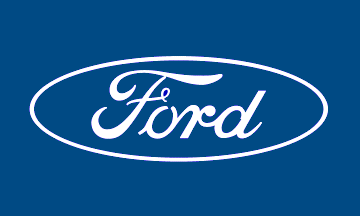 Ford Motor Co Detroit Blechschild Flach Neu aus USA 30x30cm mit Bset 