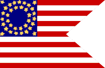 Fahne Flagge USA Cavalry Guidon 90 x 150 cm 