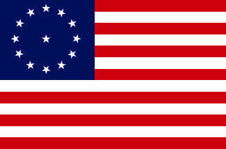 [U.S. 13 star Cowpens flag 1777 ]