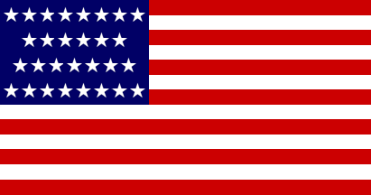 [U.S. 29 star flag 1847]