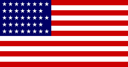 [U.S. 38 star flag 1877]