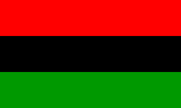 Afro American Flag 12" x 18" IAfrican American Black Lives Matter USA Red Green4