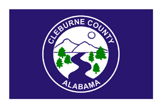 [Cleburne County, Alabama, Flag]