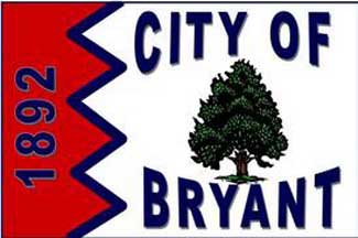 [Flag of Bryant, Arkansas]