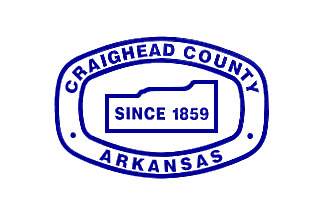 [Flag of Craighead County, Arkansas]