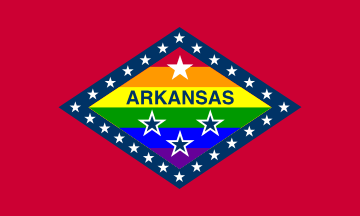 [Arkansas gay flag]