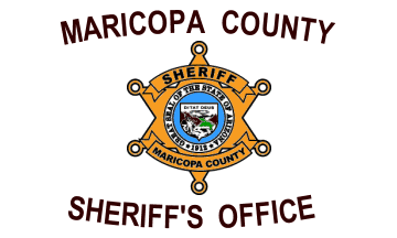 PHOENIX MARICOPA COUNTY ARIZONA SHERIFF'S BADGE WALL CLOCK-FREE USA SHIP 