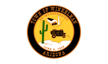 [Flag of Winkelman, Arizona]