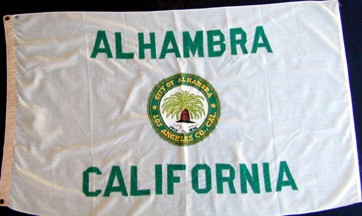 [flag of City of Alhambra, California]