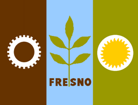 [flag of City of Fresno, California]