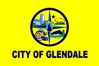 [flag of Glendale, California]