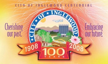[Inglewood Centennial flag, California]