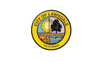 [flag of Lawndale, California]
