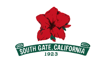 [flag of South Gate, California]