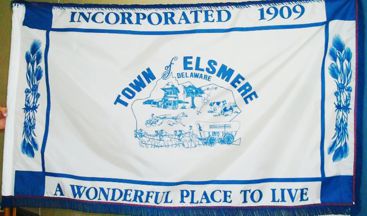 [flag of Elsmere, Delaware]