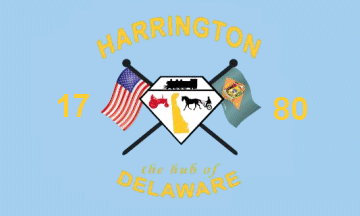 [flag of Harrington, Delaware]