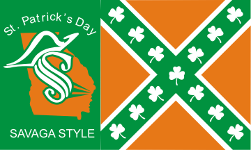 [Savaga St. Patrick's Day flag, Georgia]