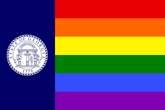 [Georgia gay flag]