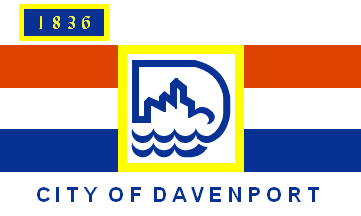 [Flag of Davenport, Iowa]