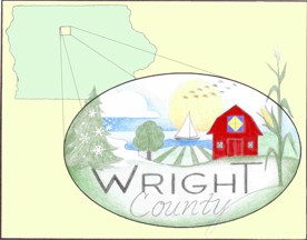 [Flag of Wright County, Iowa]