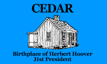 [Former Flag of Cedar County, Iowa]