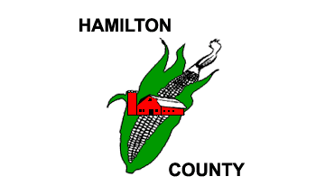 [Former Flag of Hamilton County, Iowa]