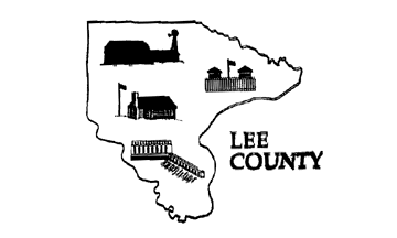 [Former Flag of Lee County, Iowa]