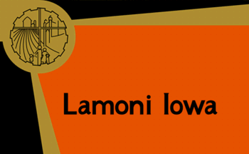 [Former Flag of Lamoni, Iowa]