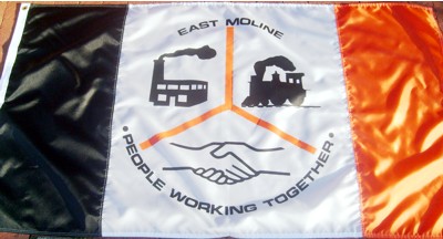 [East Moline, Illinois flag]