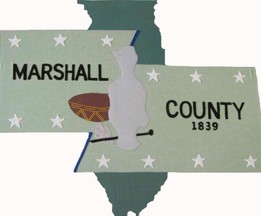 [Marshall County, Illinois flag]