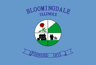 [Bloomingdale, Illinois flag]