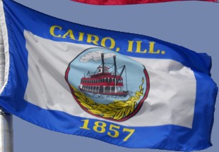 [Cairo, Illinois flag]