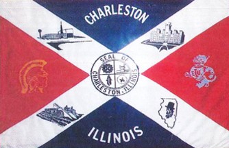 [Charleston, Illinois flag]