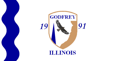 [Godfrey, Illinois flag]