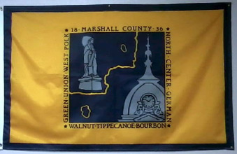 [Flag of Marshall County, Indiana]