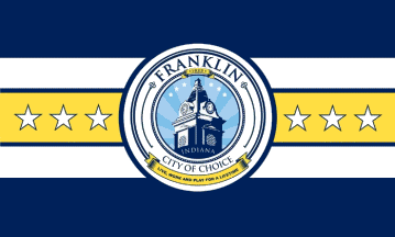 [Flag of Franklin, Indiana]