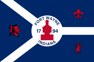 [Fort Wayne, Indiana flag]