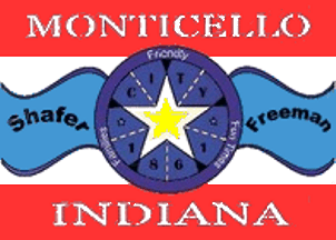 [Monticello, Indiana flag]