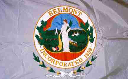 [Flag of Belmont, Massachusetts]