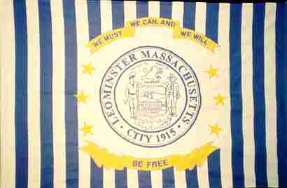 [Flag of Leominster, Massachusetts]