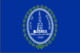 [Pre-1914 flag of Baltimore City]