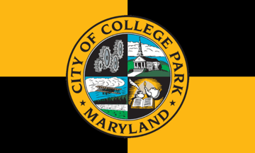 [Flag of College Park, Maryland (U.S.)]
