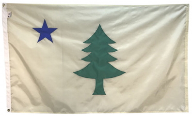[First Official Maine State Flag]