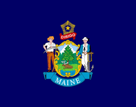 [Common Flag of Maine]