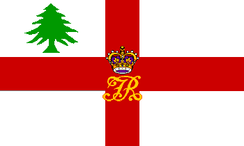 [reconstruction of 250th anniversary flag of York, Maine]