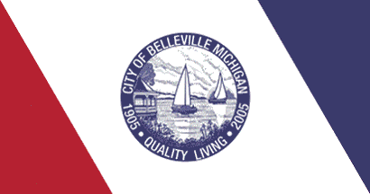 [Flag of Belleville, Michigan]